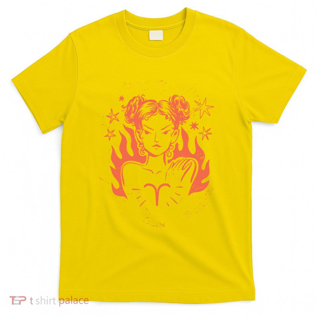 Female Aries Zodiac T-Shirt