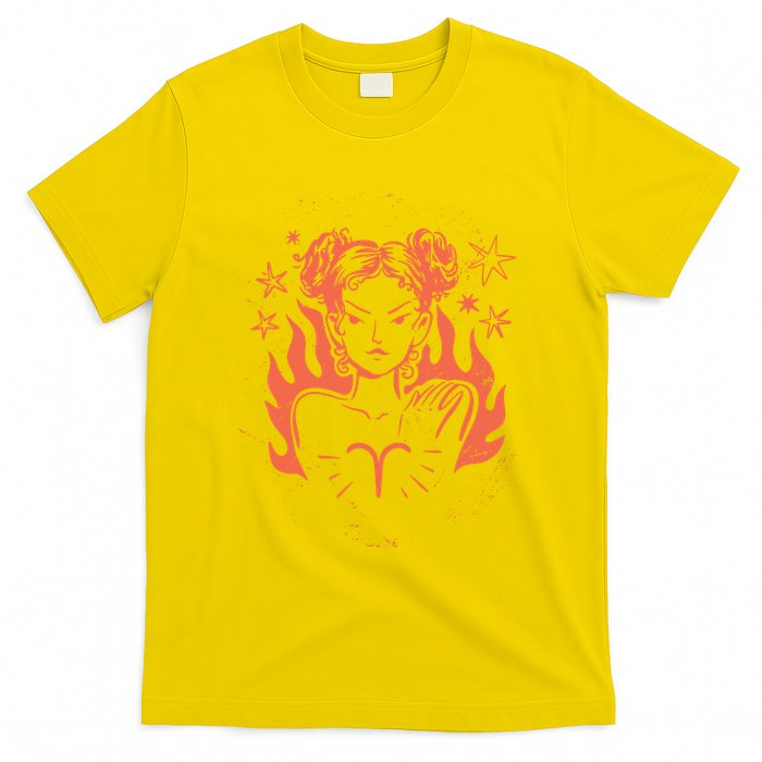Female Aries Zodiac T-Shirt