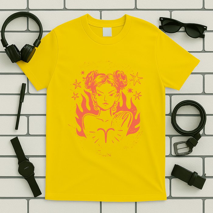 Female Aries Zodiac T-Shirt