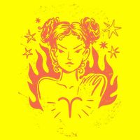 Female Aries Zodiac T-Shirt