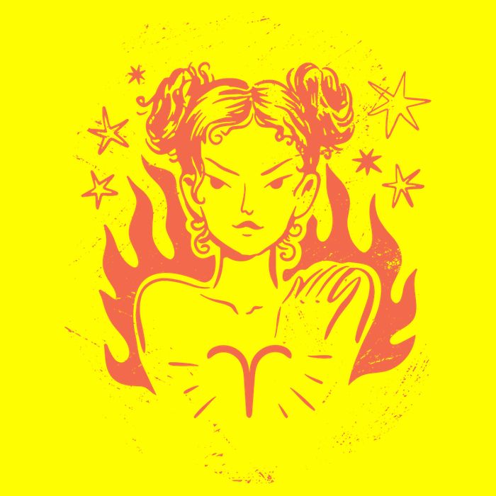 Female Aries Zodiac T-Shirt