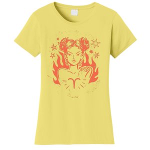 Female Aries Zodiac Women's T-Shirt