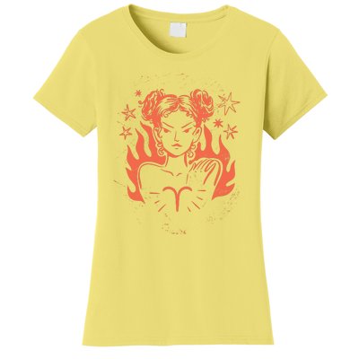 Female Aries Zodiac Women's T-Shirt