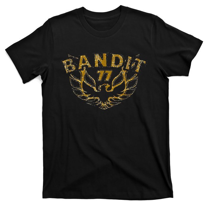 Funny Bandit 1977 Family Distressed T-Shirt