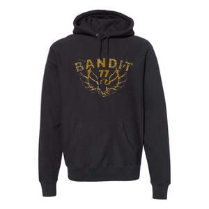 Funny Bandit 1977 Family Distressed Premium Hoodie