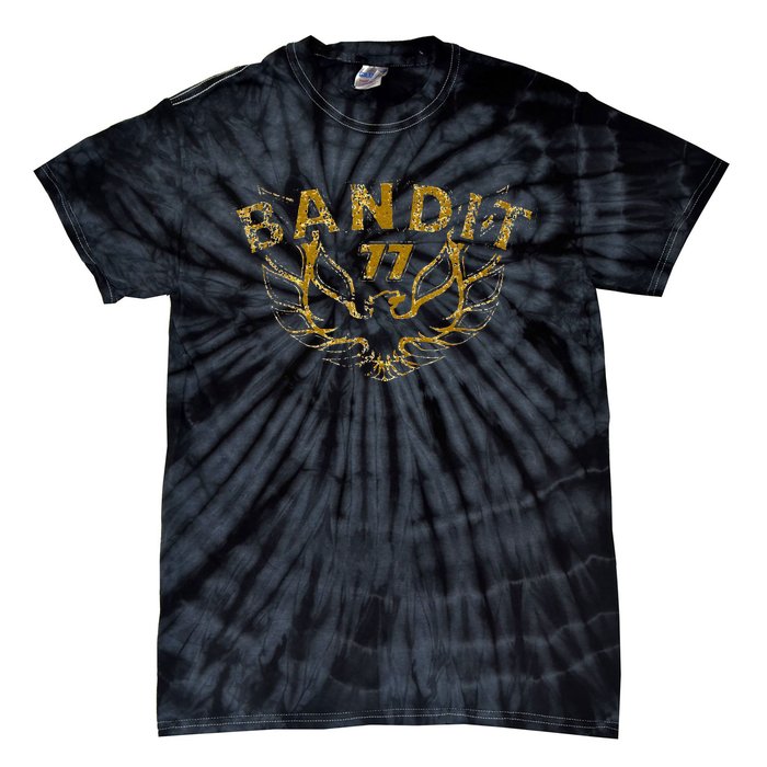 Funny Bandit 1977 Family Distressed Tie-Dye T-Shirt