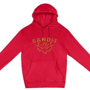 Funny Bandit 1977 Family Distressed Premium Pullover Hoodie