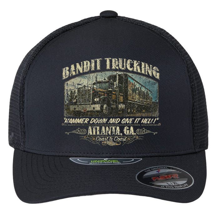 Funny Bandit 1977 Family Distressed Flexfit Unipanel Trucker Cap