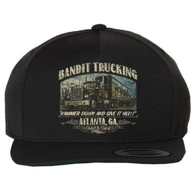 Funny Bandit 1977 Family Distressed Wool Snapback Cap