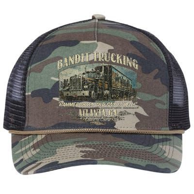 Funny Bandit 1977 Family Distressed Retro Rope Trucker Hat Cap