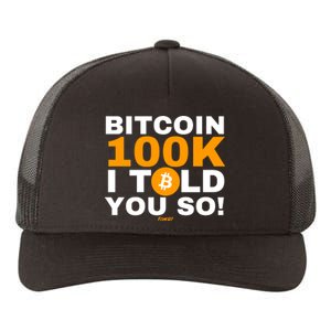 Fomo21 Bitcoin 100k I Told You So Yupoong Adult 5-Panel Trucker Hat