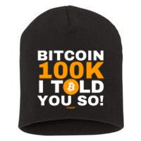 Fomo21 Bitcoin 100k I Told You So Short Acrylic Beanie