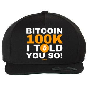 Fomo21 Bitcoin 100k I Told You So Wool Snapback Cap