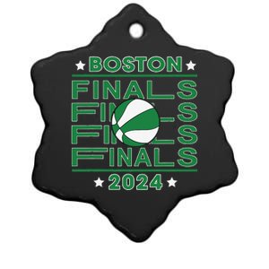 Finals Boston 2024 Designs Ceramic Star Ornament