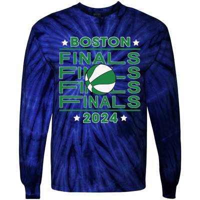 Finals Boston 2024 Designs Tie-Dye Long Sleeve Shirt