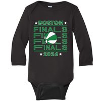 Finals Boston 2024 Designs Baby Long Sleeve Bodysuit