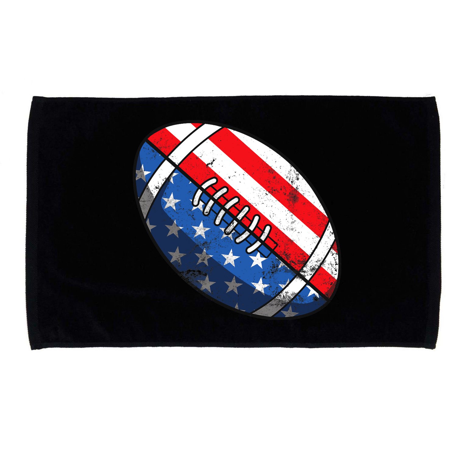 Football Ball 4th Of July Boy American Flag Microfiber Hand Towel