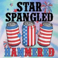 Funny Beer 4th Of July Tee Getting Star Spangled Hammered Legacy Tie Dye Trucker Hat