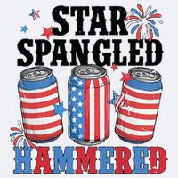 Funny Beer 4th Of July Tee Getting Star Spangled Hammered Sueded Cloud Jersey T-Shirt