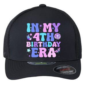 Four Bday 4 Year Old Flexfit Unipanel Trucker Cap