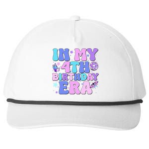 Four Bday 4 Year Old Snapback Five-Panel Rope Hat