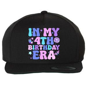 Four Bday 4 Year Old Wool Snapback Cap