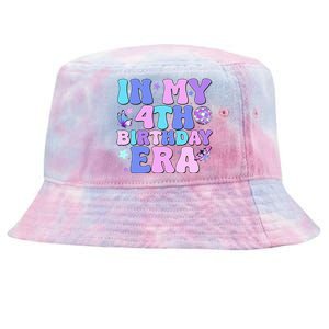 Four Bday 4 Year Old Tie-Dyed Bucket Hat