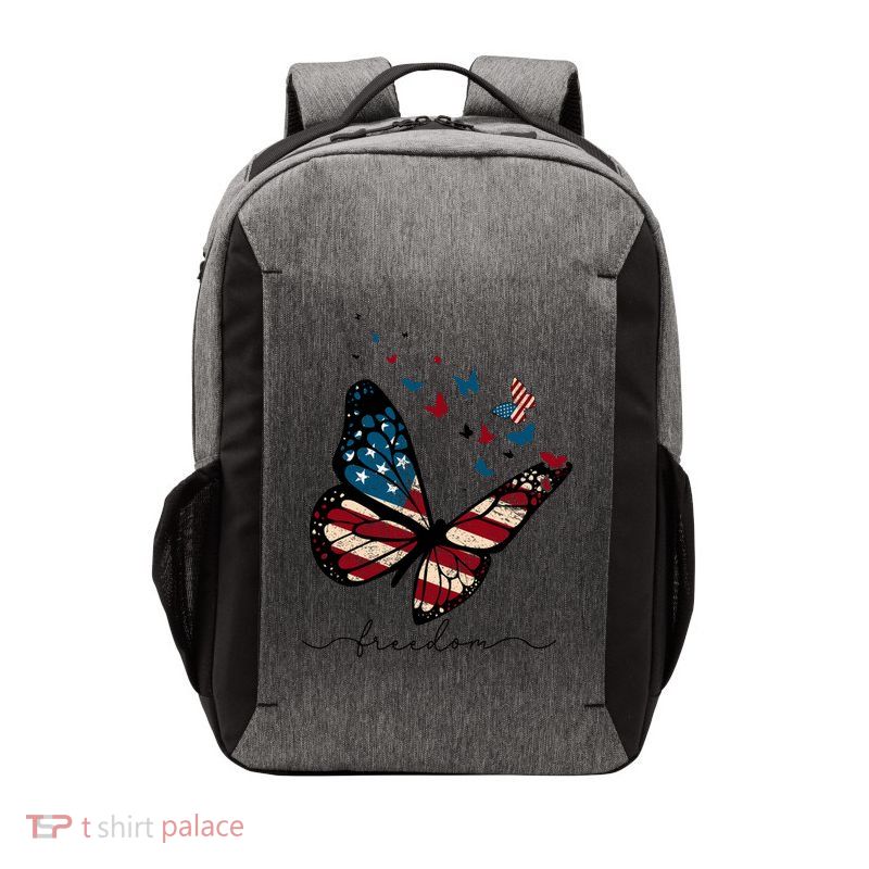 Freedom Butterfly 4th Of July Vector Backpack