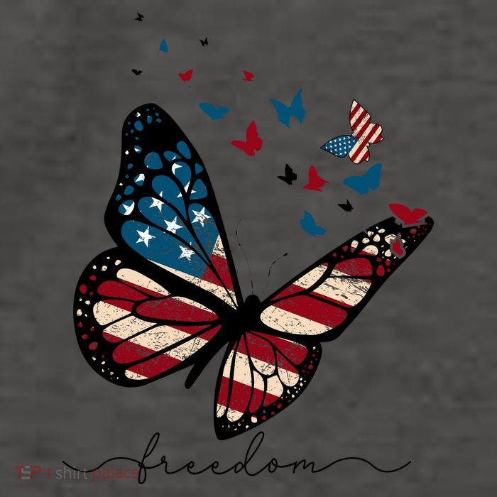 Freedom Butterfly 4th Of July Vector Backpack