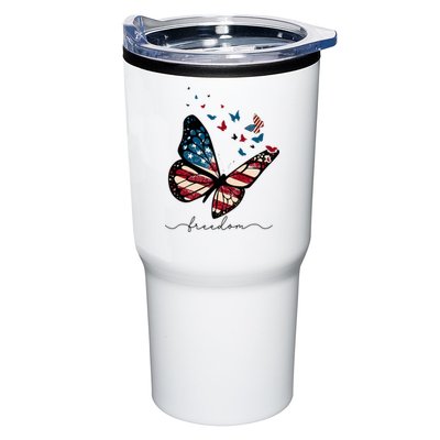 Freedom Butterfly 4th Of July Tumbler