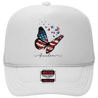 Freedom Butterfly 4th Of July Trucker Hat