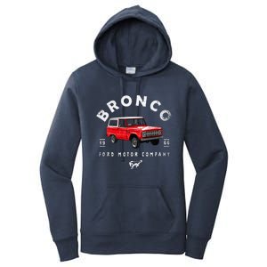 F.O.R.D B.R.O.N.C.O 66 Illustrated Women's Pullover Hoodie