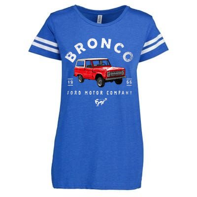 F.O.R.D B.R.O.N.C.O 66 Illustrated Enza Ladies Jersey Football T-Shirt