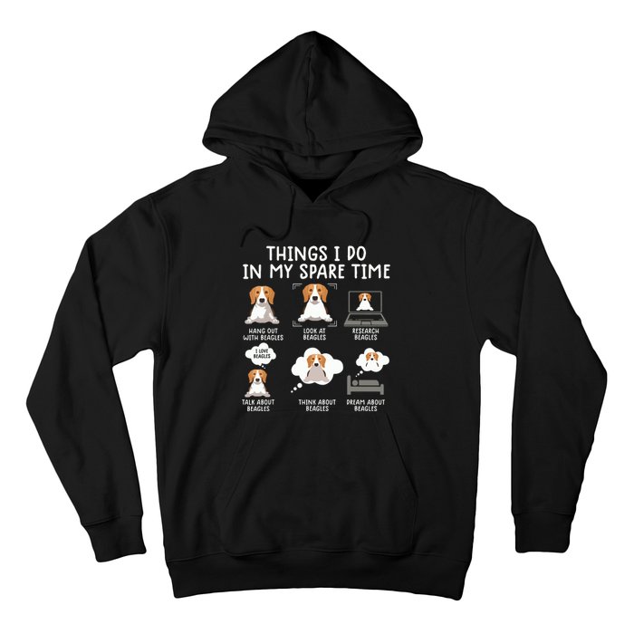 Funny Beagle 6 Things I Do In My Sprite Time Beagle Hoodie