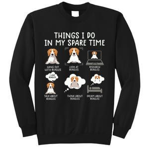 Funny Beagle 6 Things I Do In My Sprite Time Beagle Sweatshirt