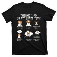 Funny Beagle 6 Things I Do In My Sprite Time Beagle T-Shirt