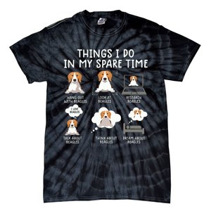 Funny Beagle 6 Things I Do In My Sprite Time Beagle Tie-Dye T-Shirt