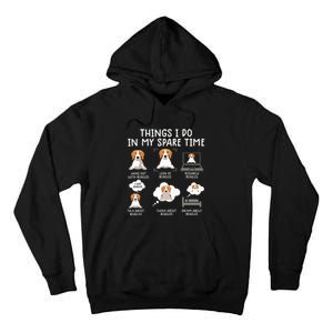 Funny Beagle 6 Things I Do In My Sprite Time Beagle Tall Hoodie