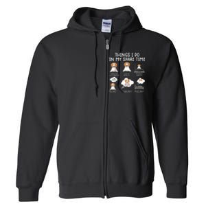 Funny Beagle 6 Things I Do In My Sprite Time Beagle Full Zip Hoodie