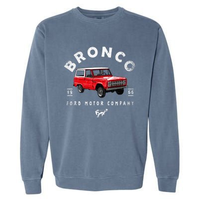 F.O.R.D B.R.O.N.C.O 66 Illustrated Garment-Dyed Sweatshirt