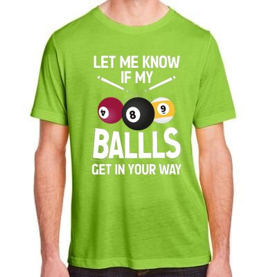 Funny Billiard 8 Ball Play Pool Table Cue Stick Snooker Adult ChromaSoft Performance T-Shirt