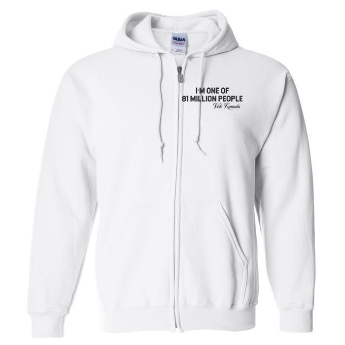 Fired By 81 Million People Kamala Harris Walz 2024 Full Zip Hoodie