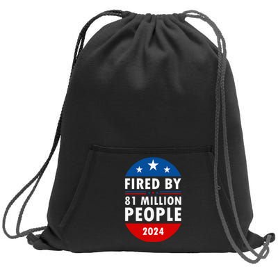 Fired By 81 Million People Harris Walz Waltz 2024 Cat Ladies Sweatshirt Cinch Pack Bag