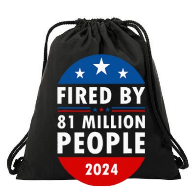 Fired By 81 Million People Harris Walz Waltz 2024 Cat Ladies Drawstring Bag