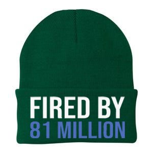 Fired By 81 Million People Kamala Harris Debate 2024 Knit Cap Winter Beanie