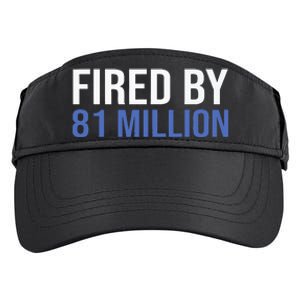 Fired By 81 Million People Kamala Harris Debate 2024 Adult Drive Performance Visor