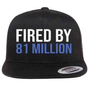 Fired By 81 Million People Kamala Harris Debate 2024 Flat Bill Trucker Hat