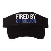 Fired By 81 Million People Kamala Harris Debate 2024 Valucap Bio-Washed Visor