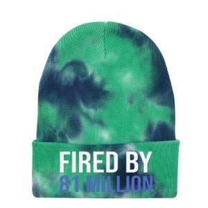 Fired By 81 Million People Kamala Harris Debate 2024 Tie Dye 12in Knit Beanie