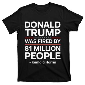 Fired By 81 Million People Kamala Harris Trump Debate T-Shirt